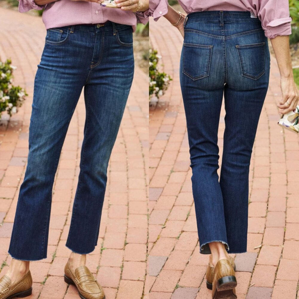 Frank & Eileen Killian 2003 wash crop flare jeans size 27